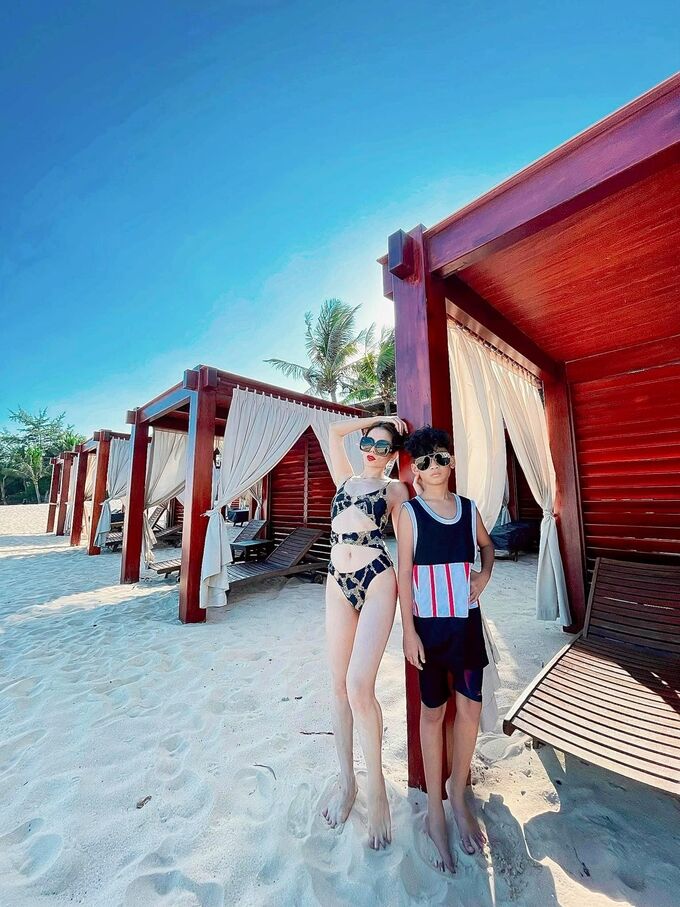 Resort 5 sao nơi mẹ con Lệ Quyên nghỉ dưỡng cùng Lâm Bảo Châu - 1