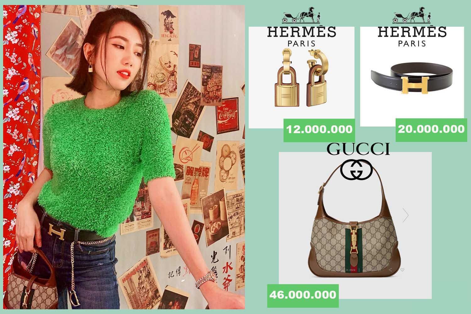 Bóc giá “phỏng tay” chiếc áo xanh lá xinh ngất ngây của người đẹp Thúy Ngân-3