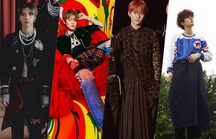 Những nam thần K-pop tự tin khoe cá tính khi mặc váy-5