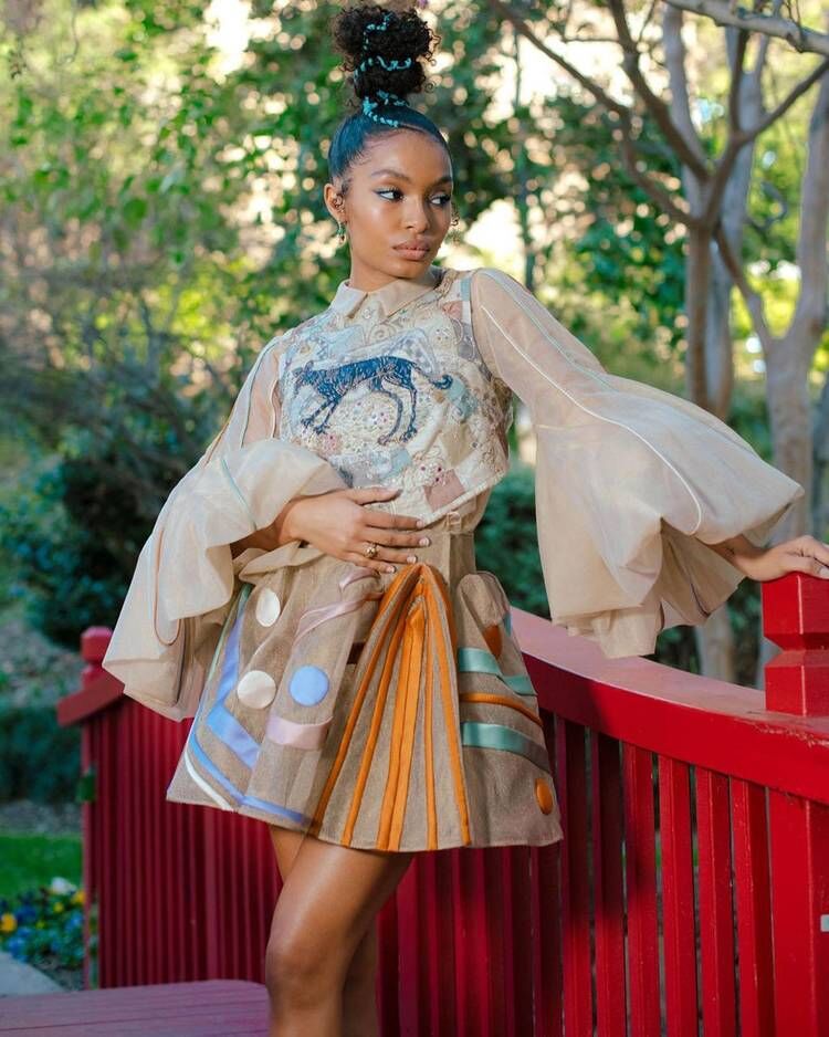 Yaya Shahidi Dior