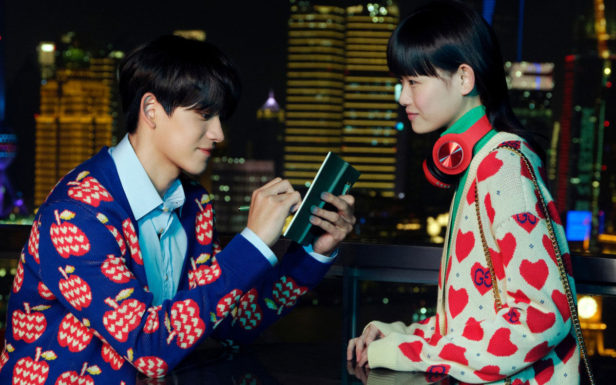 Gucci Les Pommes - Bộ sưu tập mừng lễ thất tịch đáng yêu với họa tiết quả táo-2