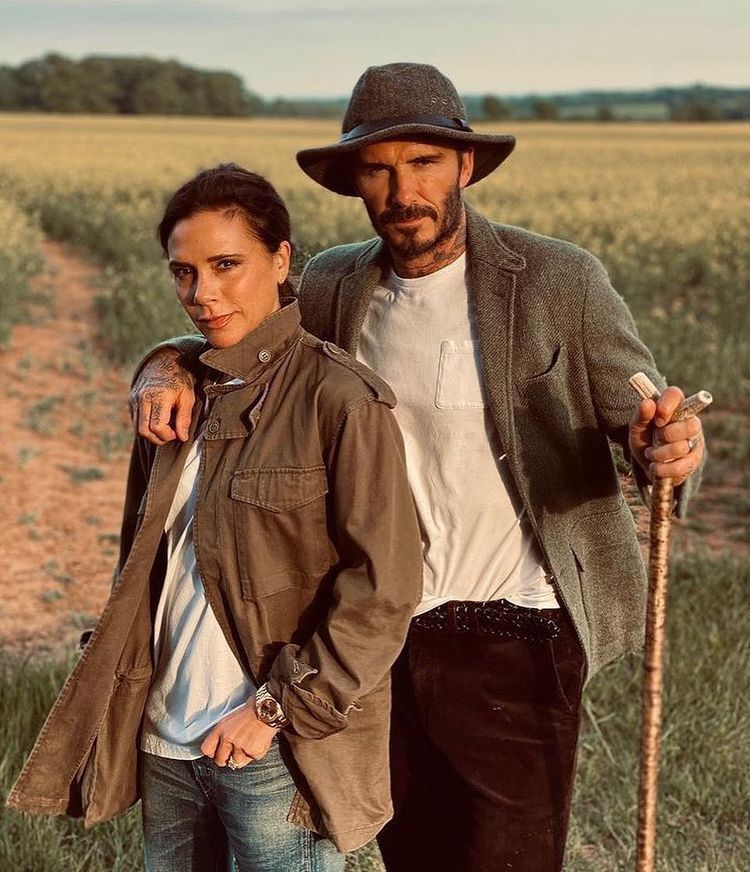Những lần phối đồ đồng điệu của David và Victoria Beckham-11