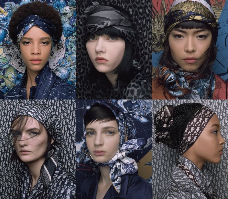 Khăn lụa Dior