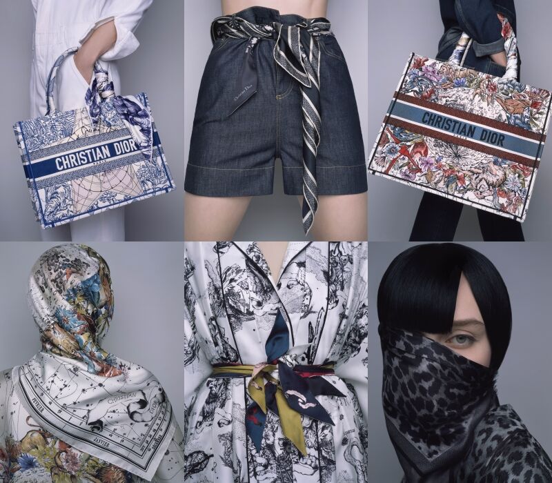 Khăn lụa Dior