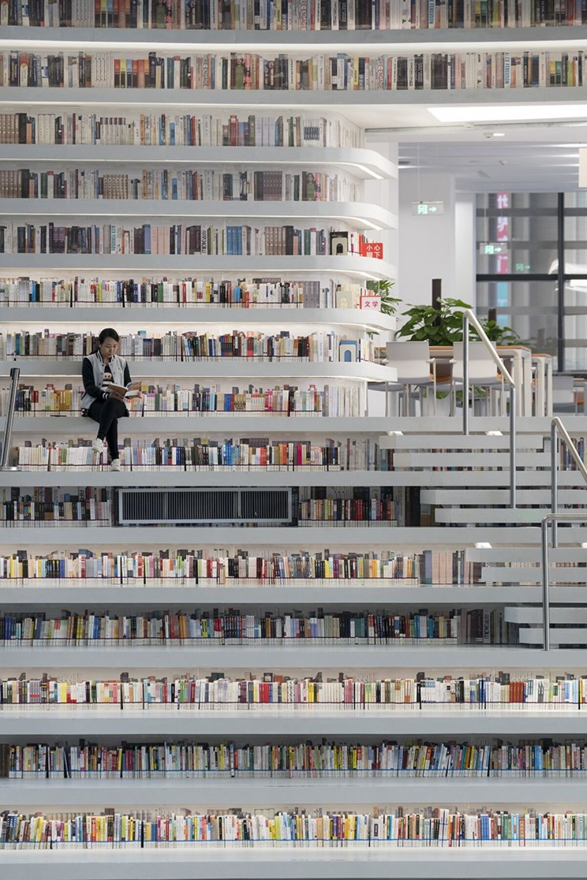 Choáng ngợp trước vẻ đẹp độc đáo của thư viện Thiên Tân-6