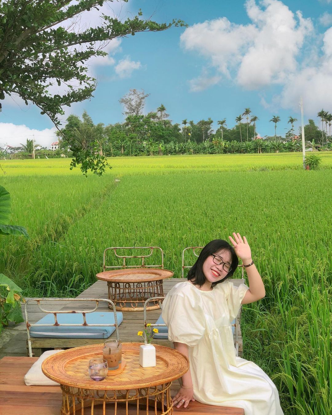 Check-in 2 tiệm cà phê 'view đồng lúa' mãn nhãn ở Hội An - 8