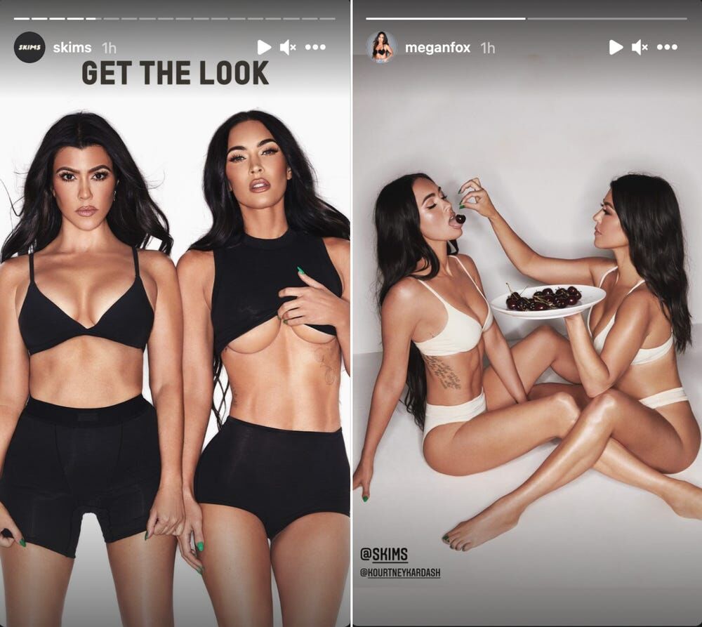 Megan Fox Kourtney Kardashian