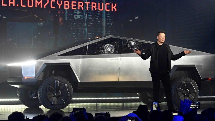 xe điện Cybertruck chống đạn