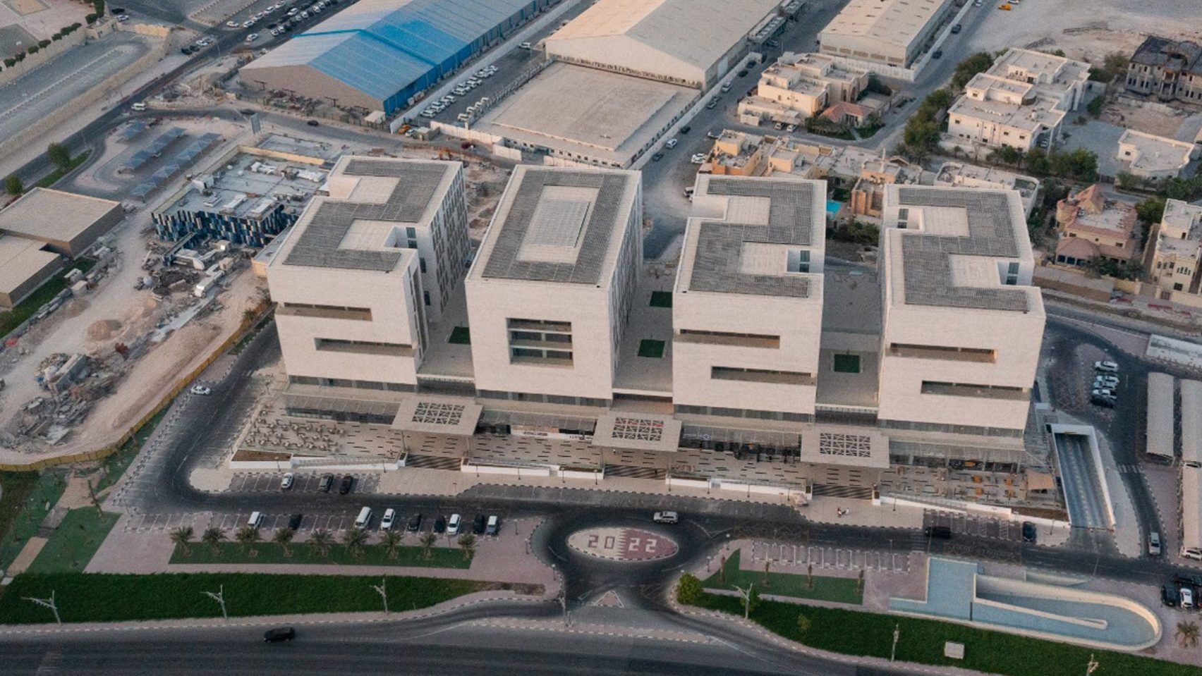 kiến trúc hoành tráng ở Qatar