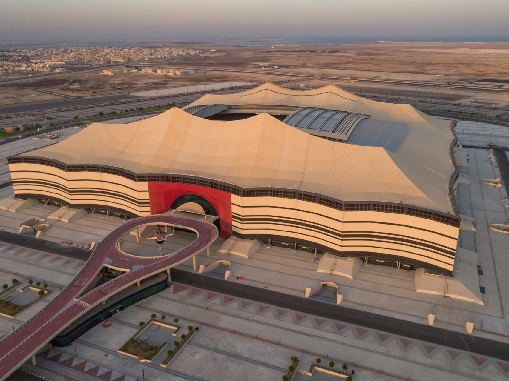 kiến trúc hoành tráng ở Qatar