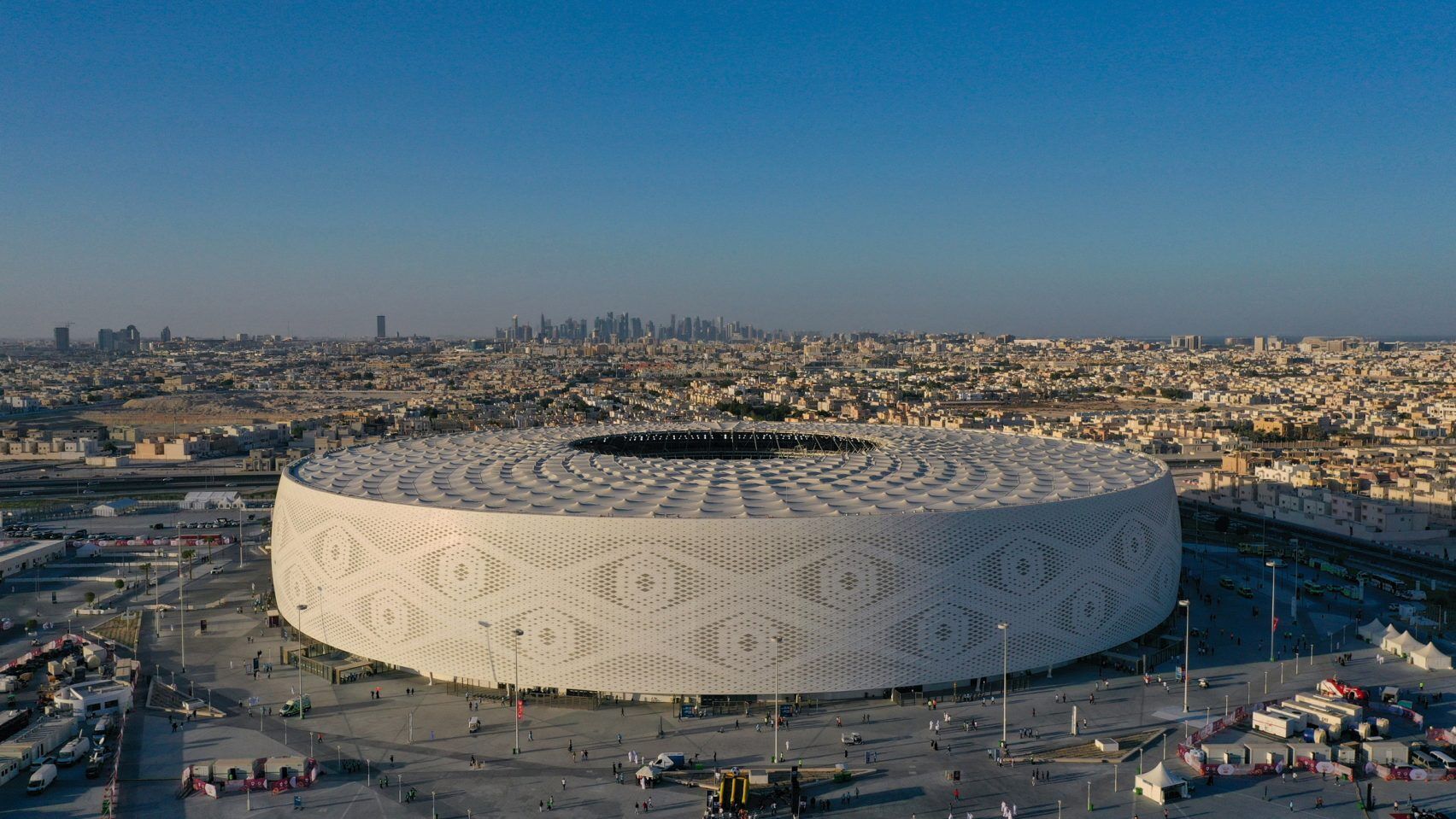 kiến trúc hoành tráng ở Qatar