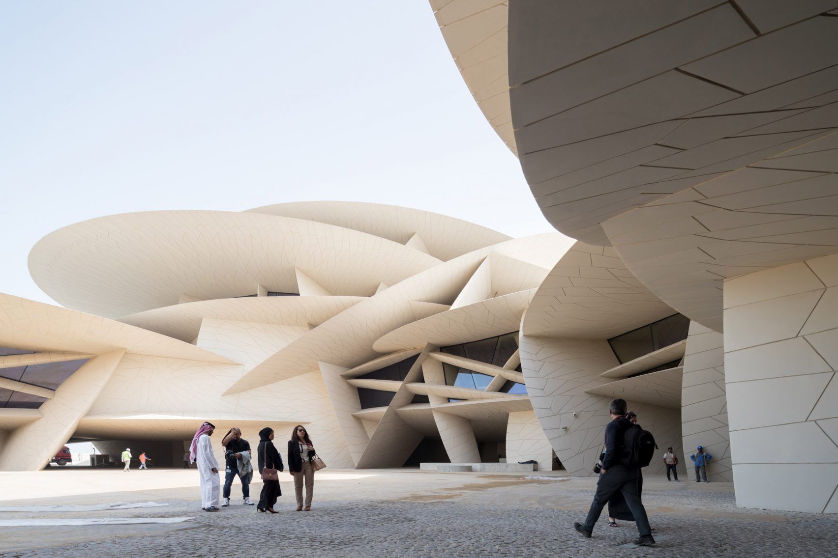 kiến trúc hoành tráng ở Qatar