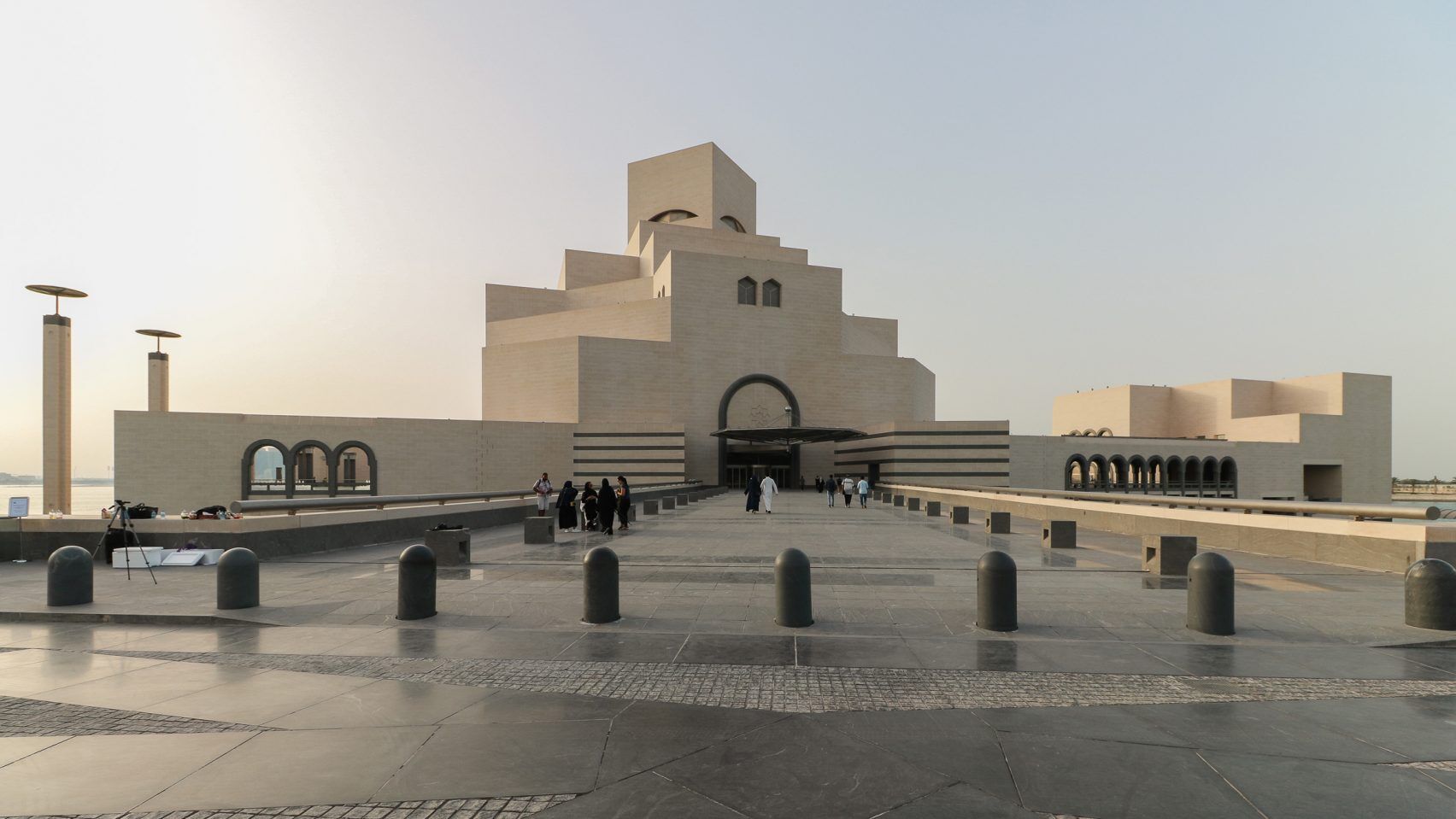 kiến trúc hoành tráng ở Qatar