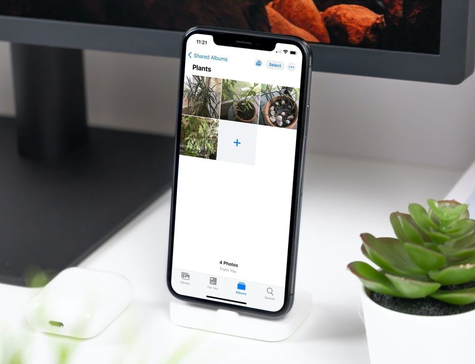chia sẻ album ảnh trên iPhone