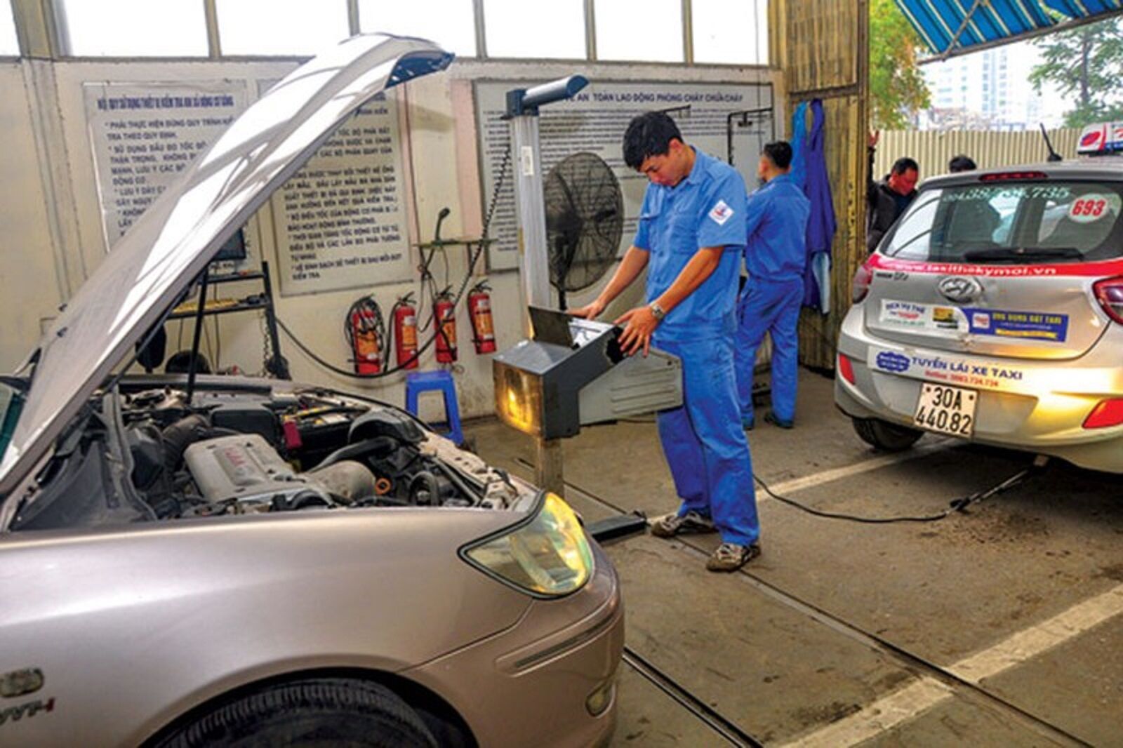 lệ phí khi đi đăng kiểm