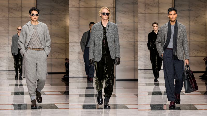 Giorgio Armani Thu Đông Nam 2023