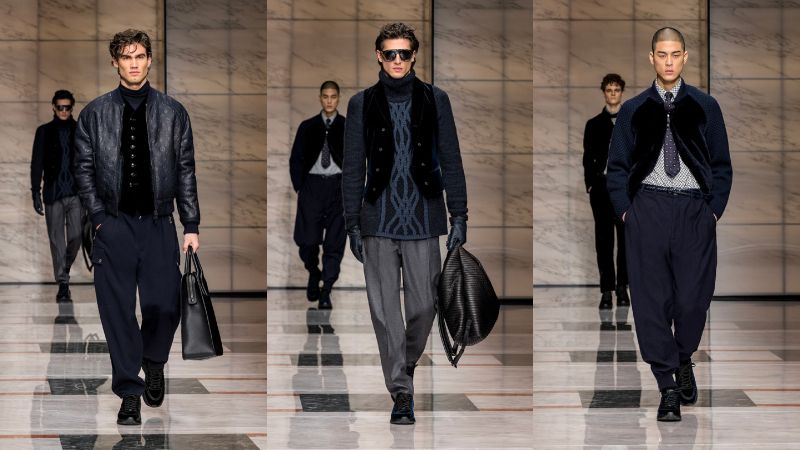 Giorgio Armani Thu Đông Nam 2023