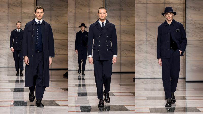 Giorgio Armani Thu Đông Nam 2023