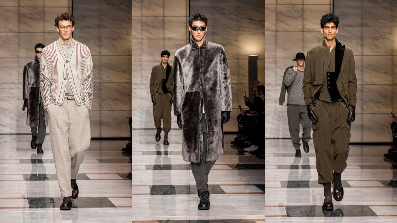 Giorgio Armani Thu Đông Nam 2023