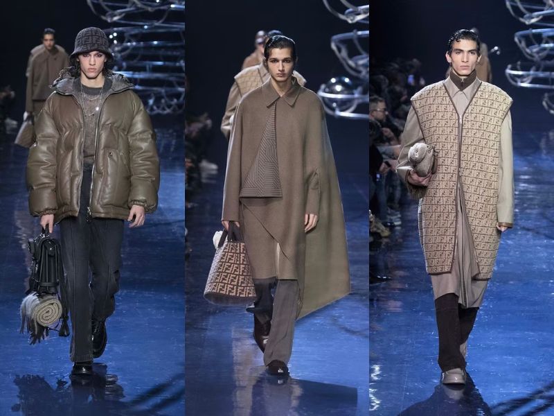 BST Fendi Thu Đông Nam 2023