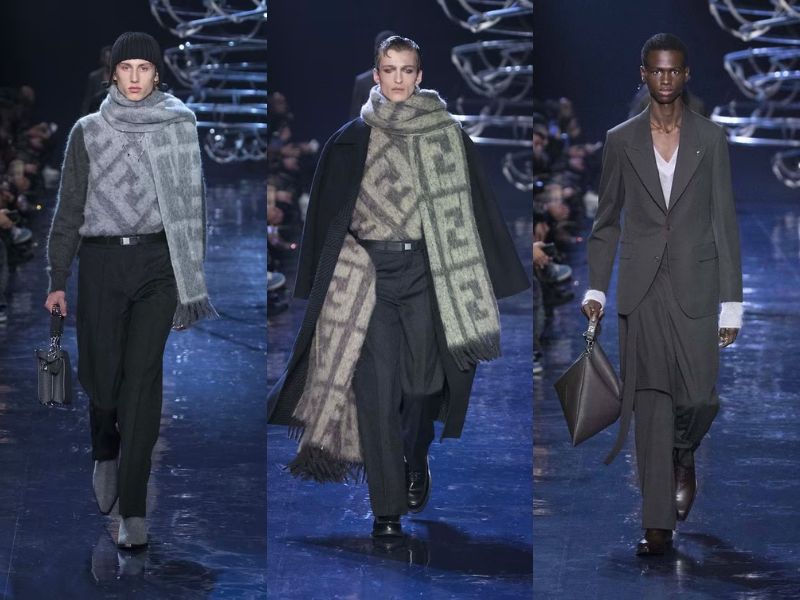 BST Fendi Thu Đông Nam 2023