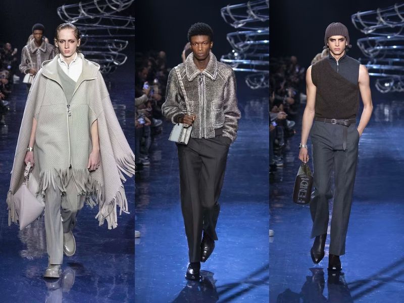 BST Fendi Thu Đông Nam 2023