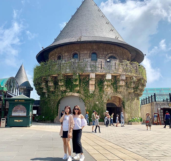 Không cần đến Pháp nhưng vẫn có ảnh đẹp mê ly tại Bà Nà Hills Đà Nắng. Ảnh: @just.callme