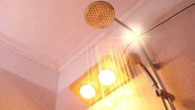 đèn sưởi nhà tắm