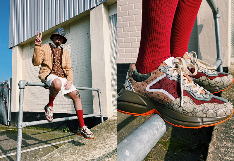 sneaker Gucci Rhyton