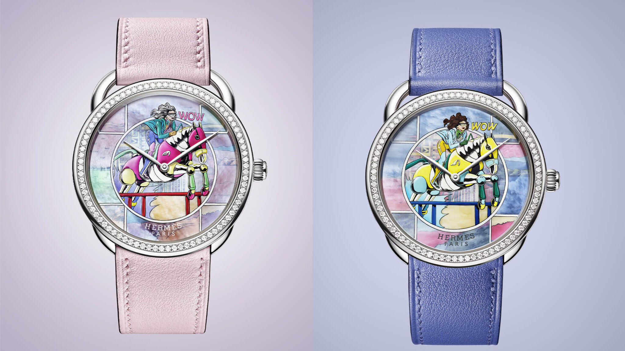 Đồng hồ Hermès Arceau Wow “chiếc khăn thời gian” tinh tế trên cổ tay