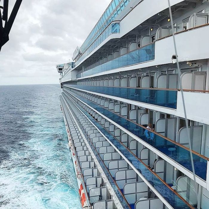 Có đến hơn 400 có ban công trên du thuyền Sea Princess