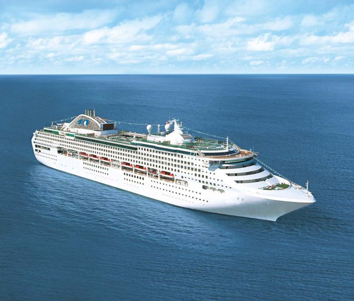 Du thuyền Sea Princess được ví tựa như một nàng công chúa của biển