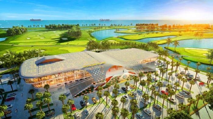 Sân golf này sở hữu vị trí vô cùng đắc địa. Ảnh: Elinkgolf