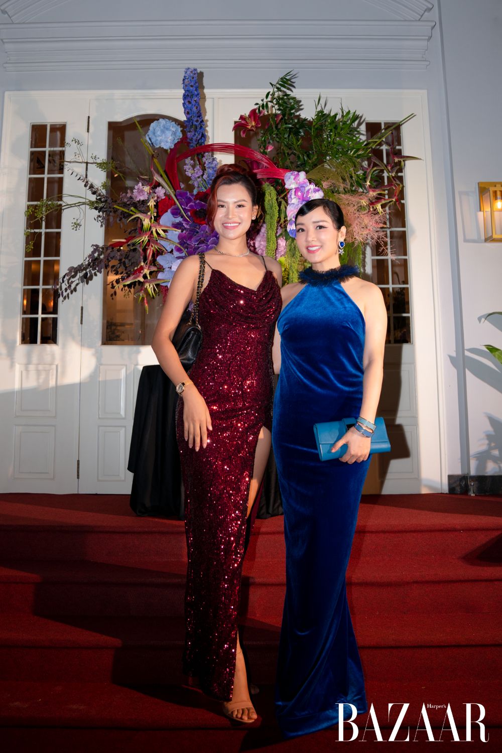 Miss Hoa Thái – Miss Earth Việt Nam 2020 cùng Hoa hậu Giáng My.