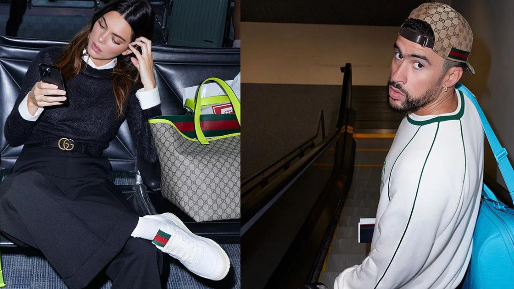 Kendall Jenner và Bad Bunny là gương mặt mới của Gucci Valigeria