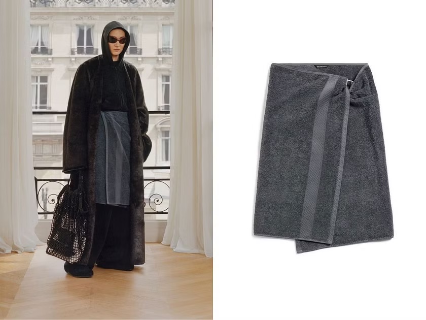 Balenciaga Towel Skirt