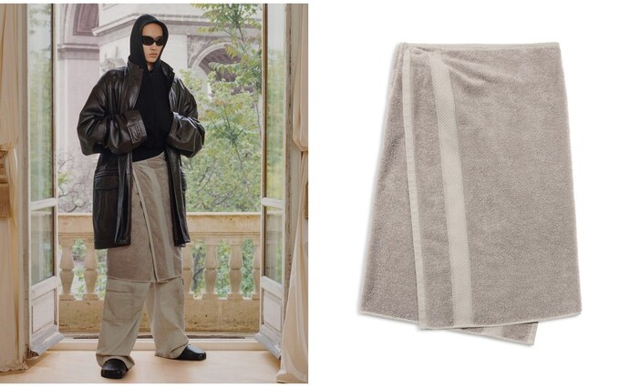 Balenciaga Towel Skirt