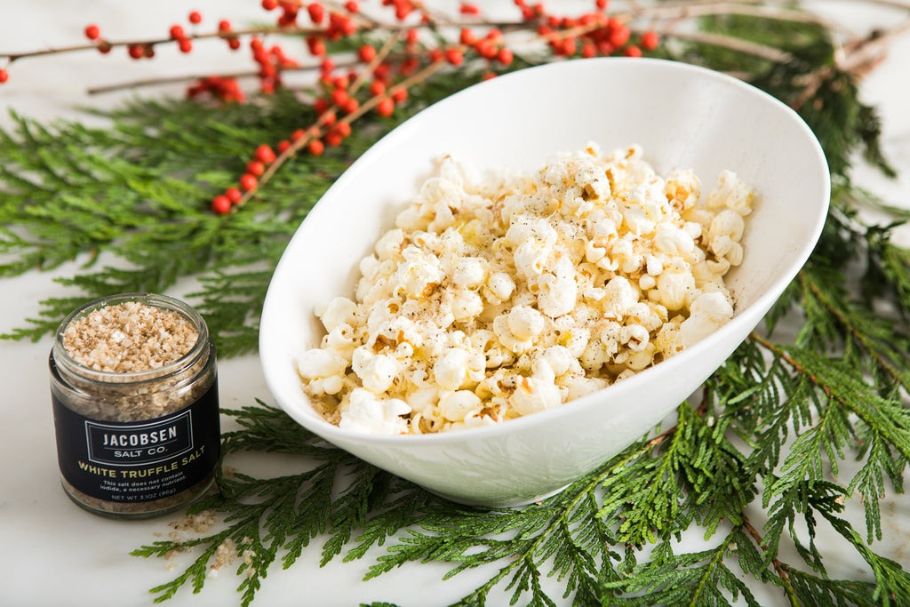 Muối truffle và bỏng ngô