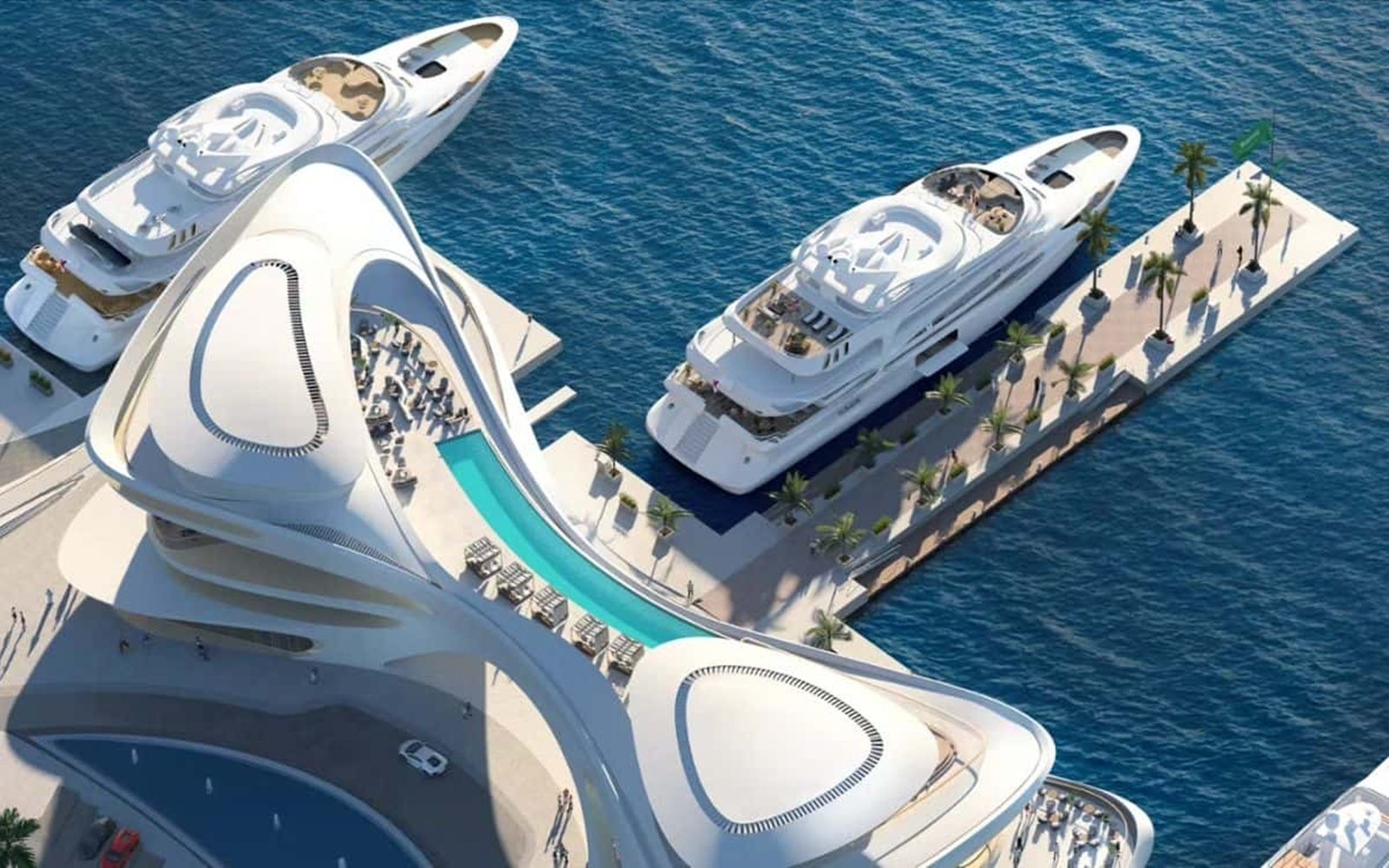 Điểm họp bí mật và cực kỳ riêng tư: Siêu du thuyền