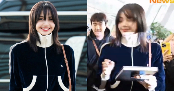 Visual chiếm spotlight của Lisa (BLACKPINK) nhờ đổi kiểu tóc ở sân bay