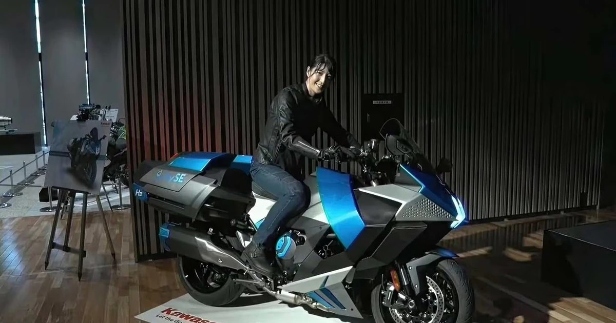Kawasaki dự định tạo ra siêu sport touring chạy bằng hydro dựa trên Ninja H2 SX