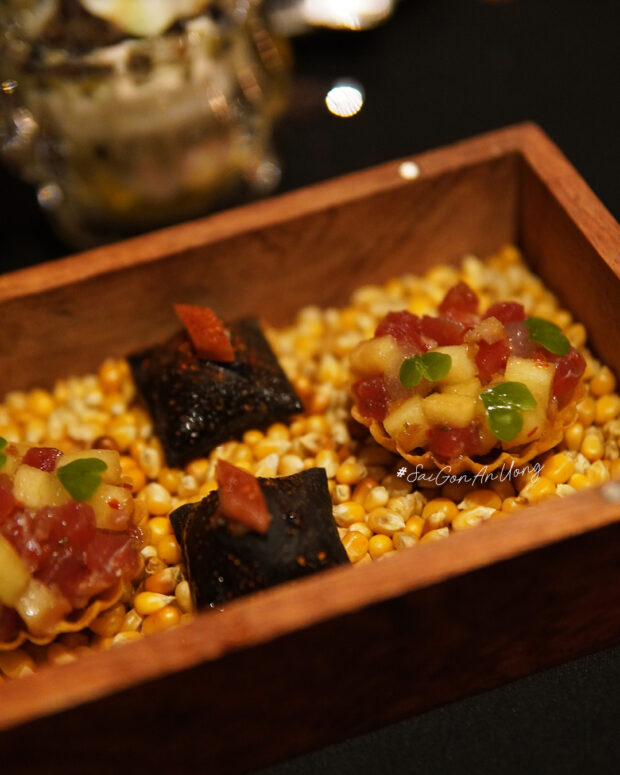 Các món amuse bouche mang đậm dấu ấn của Le Corto