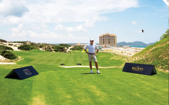 Sân golf Hồ Tràm Vũng Tàu là một trong những sân đẹp nhất cả nước. Ảnh: golfgroup