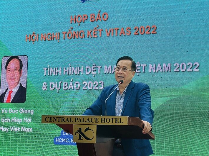 ông Vũ Đức Giang - Chủ tich VITAS tại buổi họp báo