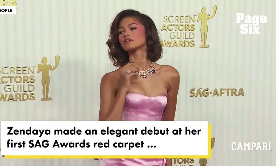 Zendaya ở SAG 2023 (video:PageSix)