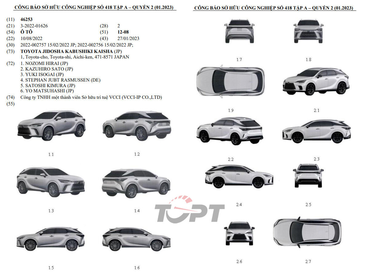 Lexus RX500 thế hệ mới