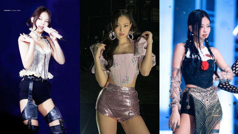 phối áo corset của BLACKPINK
