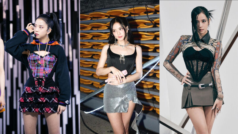 phối áo corset của BLACKPINK