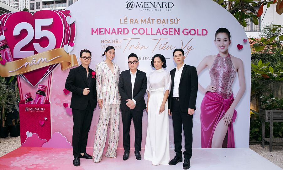 Hoa hậu Trần Tiểu Vy làm đại sứ Menard Collagen Gold