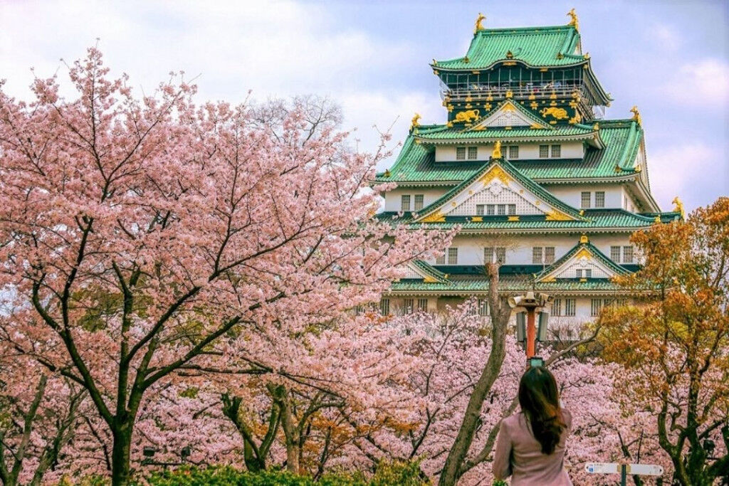 Lâu đài Osaka ivivu 1